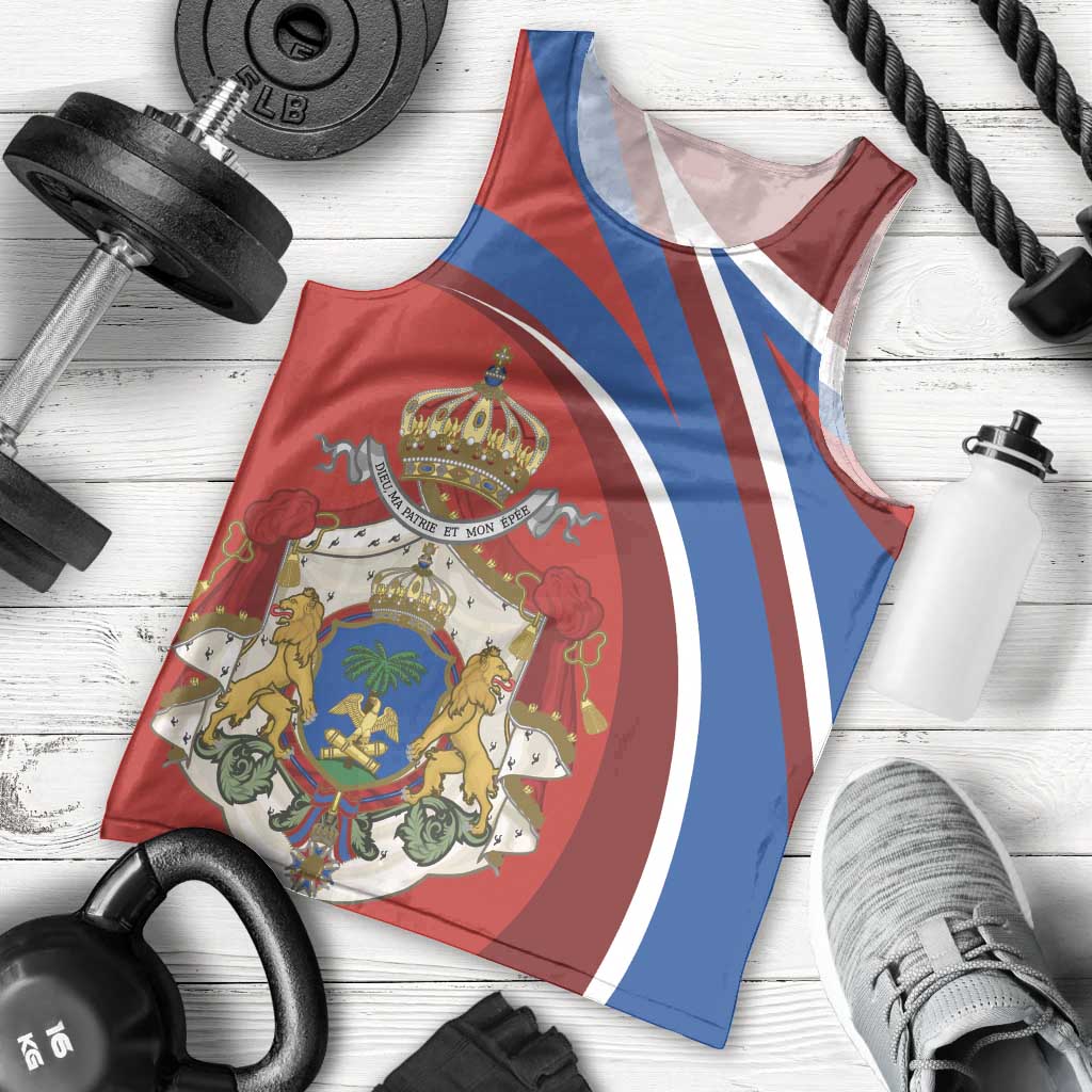 Second Empire of Haiti Personalized Men Tank Top Imperial Flag of Haiti 1849-1859