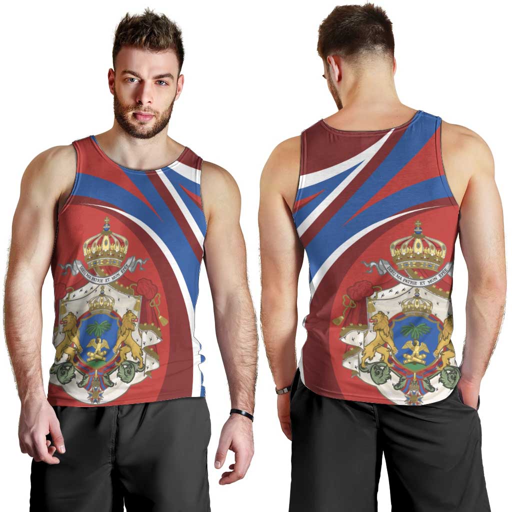 Second Empire of Haiti Personalized Men Tank Top Imperial Flag of Haiti 1849-1859