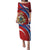 Second Empire of Haiti Personalized Puletasi Imperial Flag of Haiti 1849-1859
