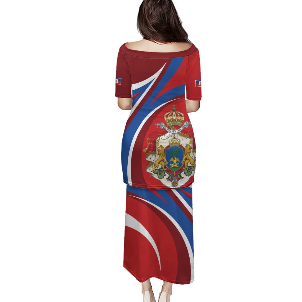 Second Empire of Haiti Personalized Puletasi Imperial Flag of Haiti 1849-1859