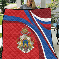 Second Empire of Haiti Personalized Quilt Imperial Flag of Haiti 1849-1859