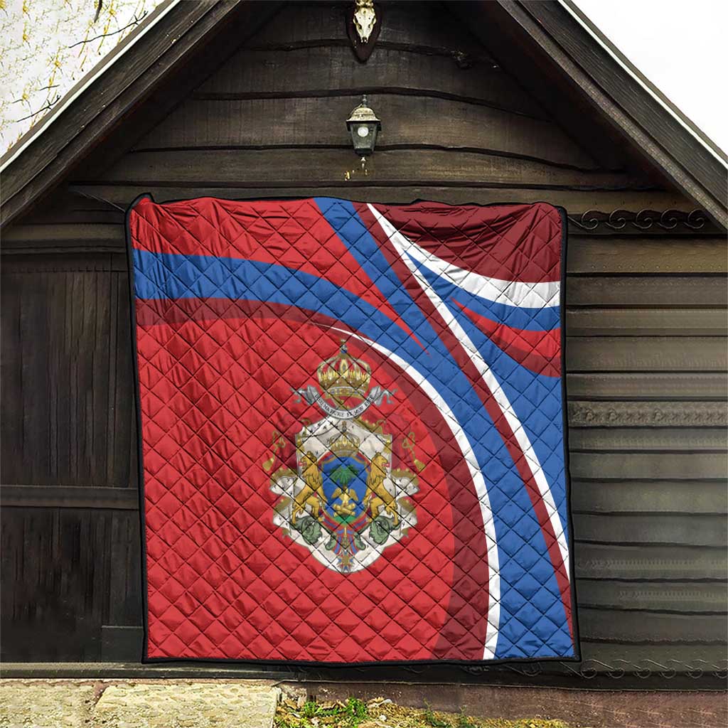 Second Empire of Haiti Personalized Quilt Imperial Flag of Haiti 1849-1859