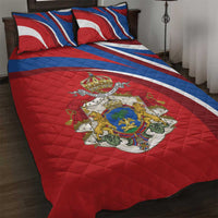 Second Empire of Haiti Personalized Quilt Bed Set Imperial Flag of Haiti 1849-1859