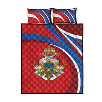 Second Empire of Haiti Personalized Quilt Bed Set Imperial Flag of Haiti 1849-1859