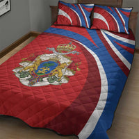 Second Empire of Haiti Personalized Quilt Bed Set Imperial Flag of Haiti 1849-1859