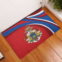 Second Empire of Haiti Personalized Rubber Doormat Imperial Flag of Haiti 1849-1859