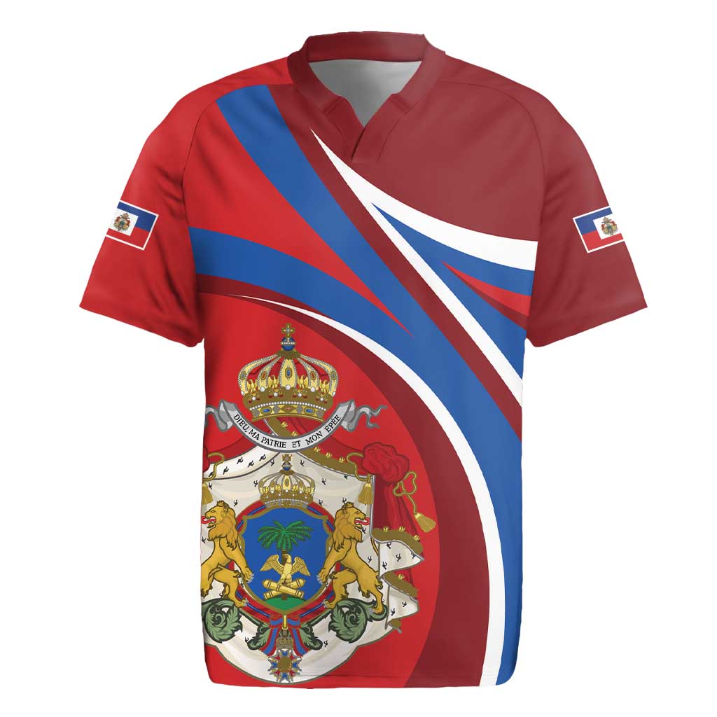 Second Empire of Haiti Personalized Rugby Jersey Imperial Flag of Haiti 1849-1859