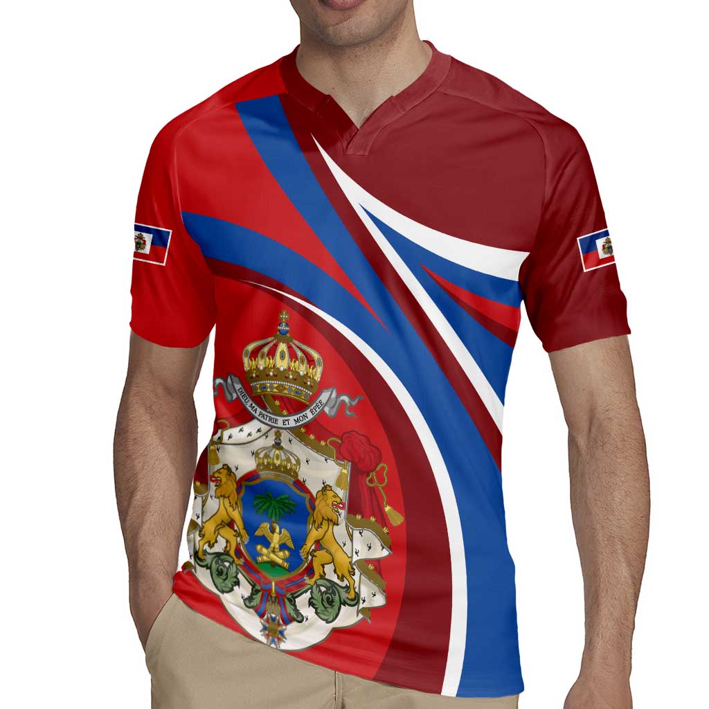 Second Empire of Haiti Personalized Rugby Jersey Imperial Flag of Haiti 1849-1859