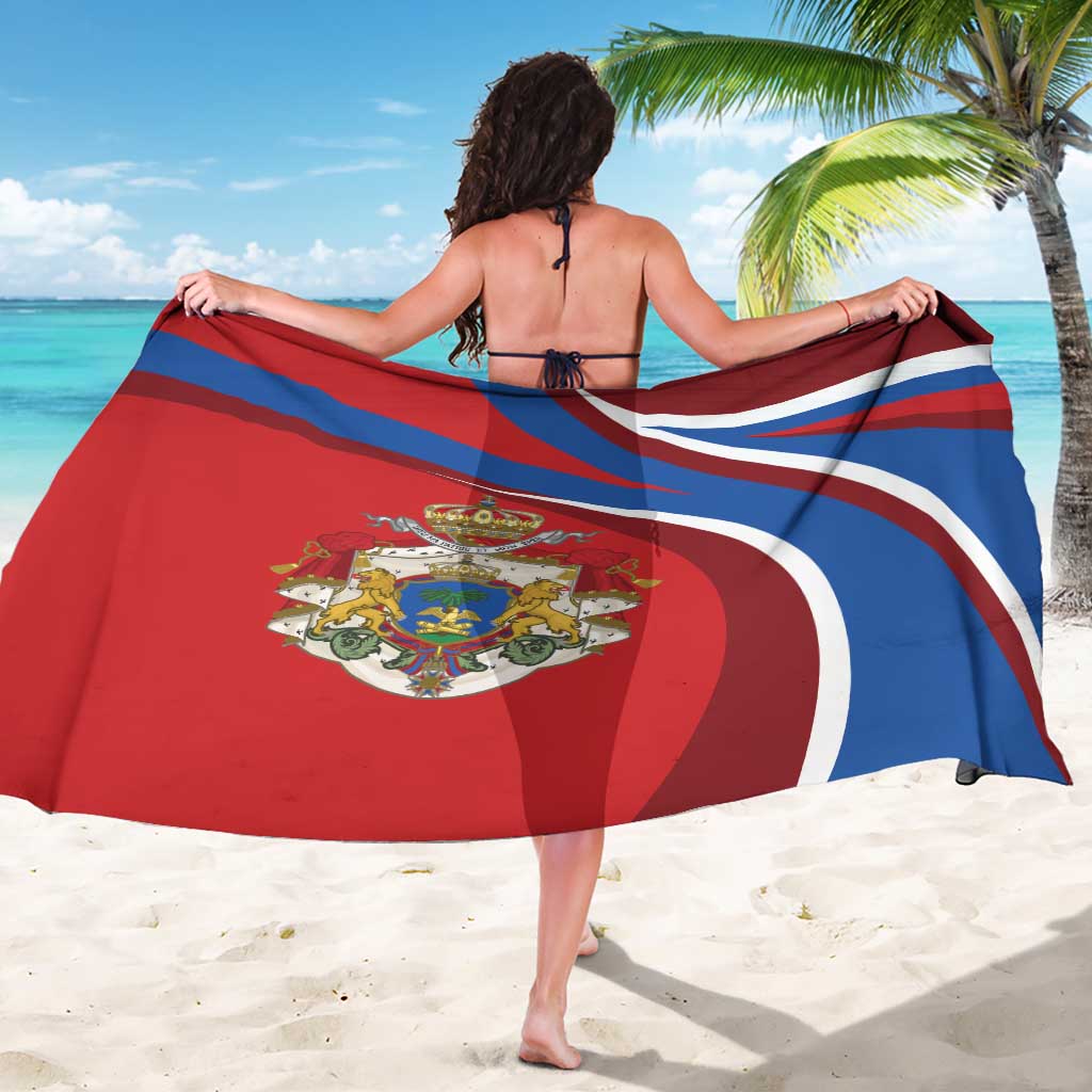 Second Empire of Haiti Personalized Sarong Imperial Flag of Haiti 1849-1859