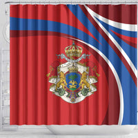 Second Empire of Haiti Personalized Shower Curtain Imperial Flag of Haiti 1849-1859
