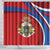 Second Empire of Haiti Personalized Shower Curtain Imperial Flag of Haiti 1849-1859