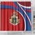 Second Empire of Haiti Personalized Shower Curtain Imperial Flag of Haiti 1849-1859