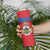 Second Empire of Haiti Personalized Skinny Tumbler Imperial Flag of Haiti 1849-1859