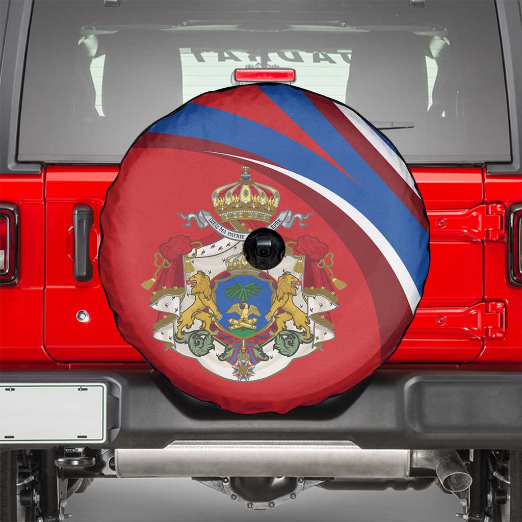 Second Empire of Haiti Personalized Spare Tire Cover Imperial Flag of Haiti 1849-1859