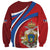 Second Empire of Haiti Personalized Sweatshirt Imperial Flag of Haiti 1849-1859