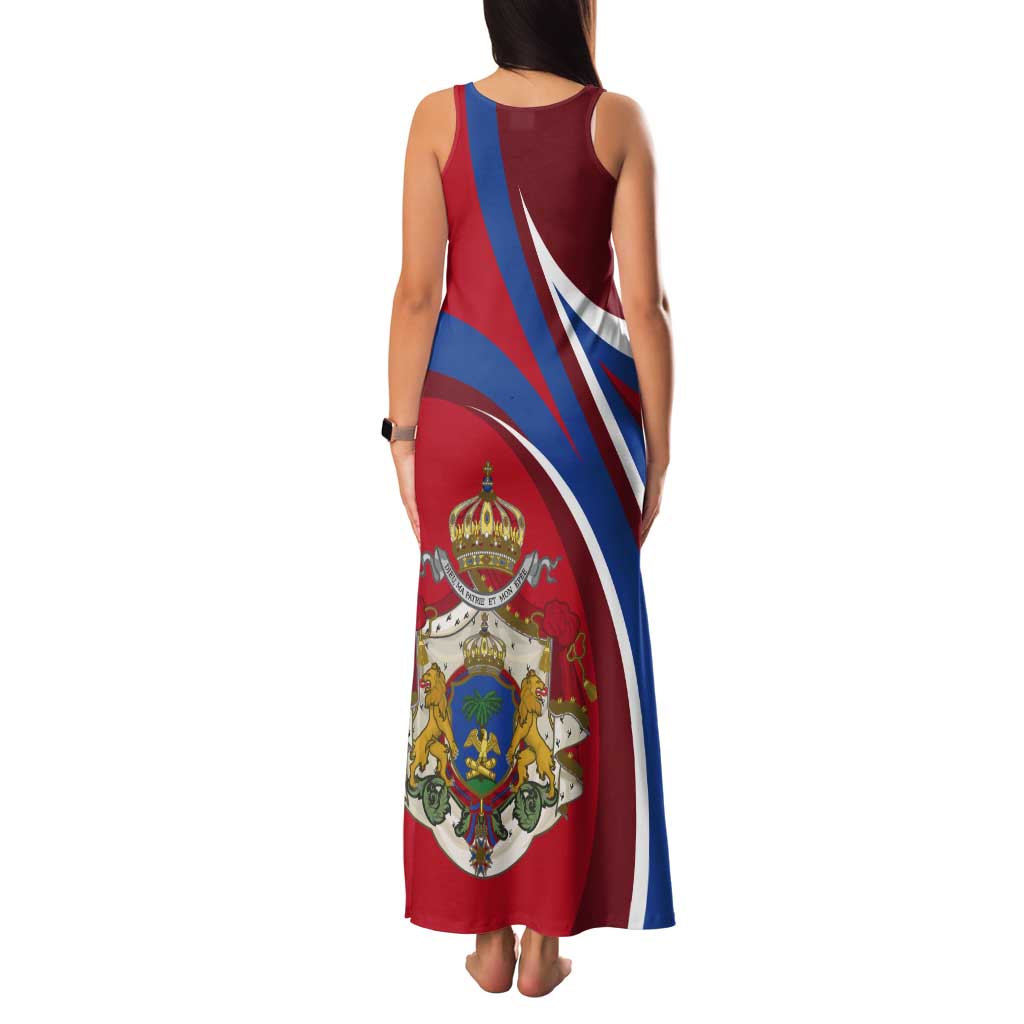 Second Empire of Haiti Personalized Tank Maxi Dress Imperial Flag of Haiti 1849-1859