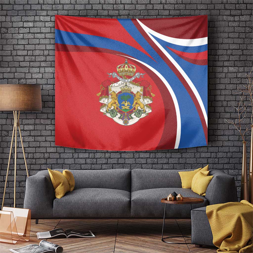 Second Empire of Haiti Personalized Tapestry Imperial Flag of Haiti 1849-1859