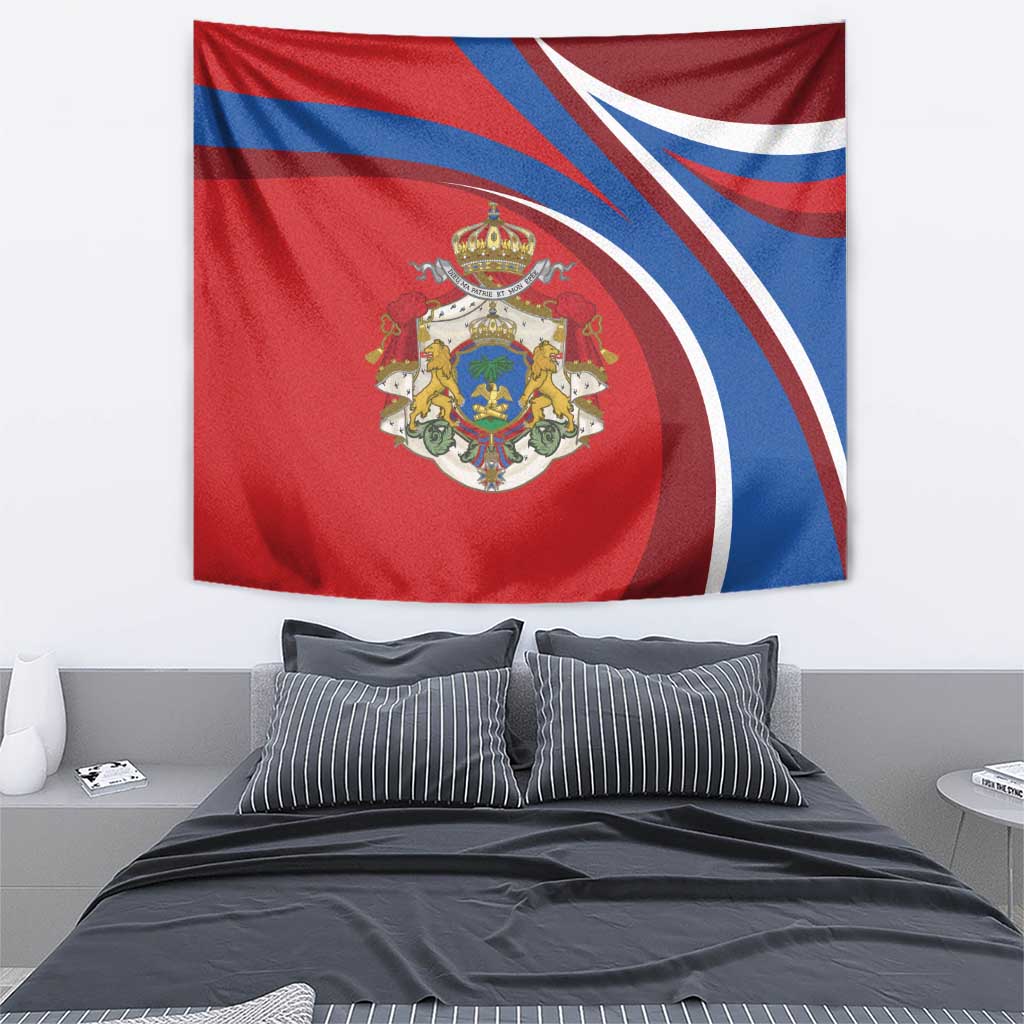 Second Empire of Haiti Personalized Tapestry Imperial Flag of Haiti 1849-1859