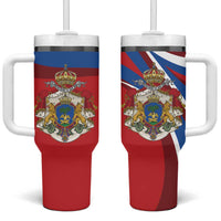 Second Empire of Haiti Personalized Tumbler With Handle Imperial Flag of Haiti 1849-1859