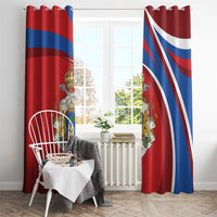 Second Empire of Haiti Personalized Window Curtain Imperial Flag of Haiti 1849-1859