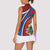 Second Empire of Haiti Personalized Women Sleeveless Polo Shirt Imperial Flag of Haiti 1849-1859