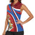 Second Empire of Haiti Personalized Women Sleeveless Polo Shirt Imperial Flag of Haiti 1849-1859