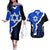 Israel Couples Matching Off The Shoulder Long Sleeve Dress and Hawaiian Shirt Stars of David Sporty Style LT9 - Wonder Print Shop