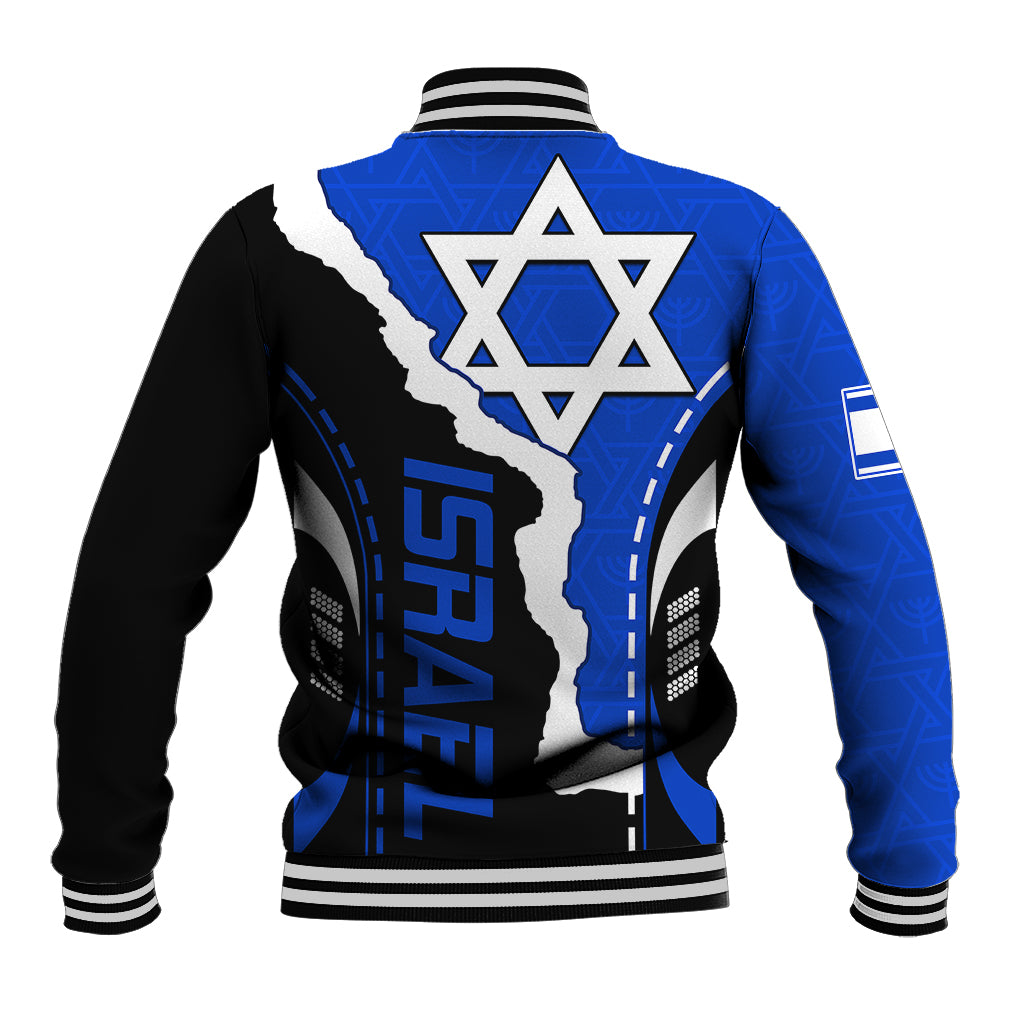 Custom Israel Baseball Jacket Stars of David Sporty Style LT9 - Wonder Print Shop