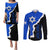 Custom Israel Couples Matching Puletasi Dress and Long Sleeve Button Shirts Stars of David Sporty Style LT9 - Wonder Print Shop