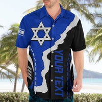 Custom Israel Hawaiian Shirt Stars of David Sporty Style - Wonder Print Shop