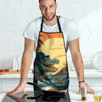 Everglades Alligator Alcatraz Vintage Apron - Wonder Print Shop