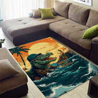 Everglades Alligator Alcatraz Vintage Area Rug - Wonder Print Shop