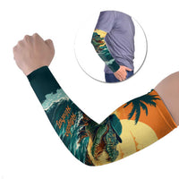 Everglades Alligator Alcatraz Vintage Arm Sleeves - Wonder Print Shop