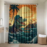 Everglades Alligator Alcatraz Vintage Bathroom Set - Wonder Print Shop