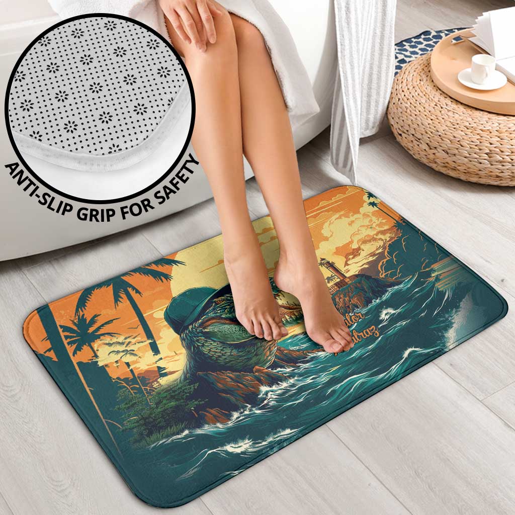 Everglades Alligator Alcatraz Vintage Bathroom Set - Wonder Print Shop