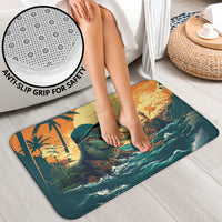 Everglades Alligator Alcatraz Vintage Bathroom Set - Wonder Print Shop