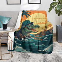 Everglades Alligator Alcatraz Vintage Blanket - Wonder Print Shop