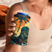 Everglades Alligator Alcatraz Vintage 4 in 1 Can Cooler Tumbler - Wonder Print Shop