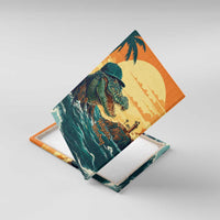 Everglades Alligator Alcatraz Vintage Canvas Wall Art - Wonder Print Shop