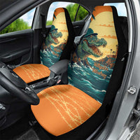 Everglades Alligator Alcatraz Vintage Car Seat Cover - Wonder Print Shop