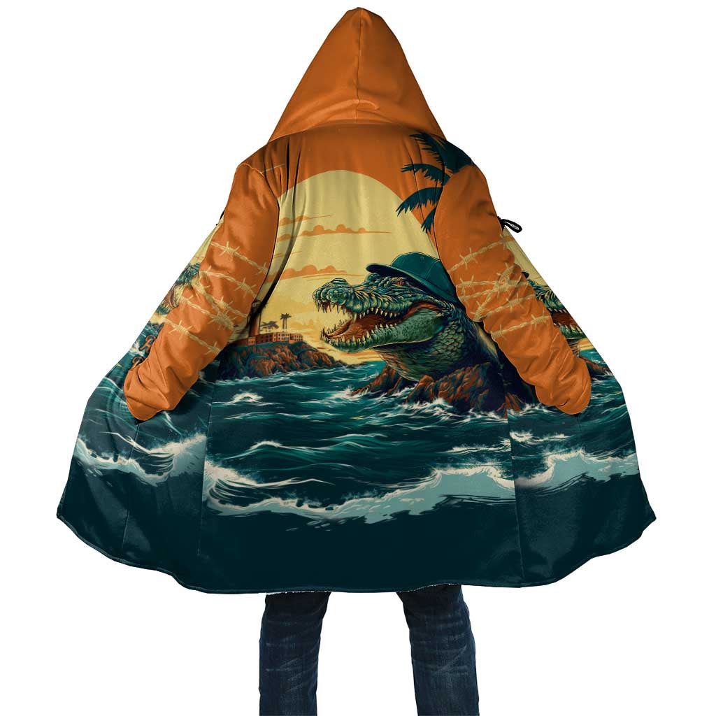 Everglades Alligator Alcatraz Vintage Cloak - Wonder Print Shop