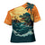 Everglades Alligator Alcatraz Vintage Cross Shoulder Shirt - Wonder Print Shop