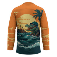Everglades Alligator Alcatraz Vintage Hockey Jersey - Wonder Print Shop