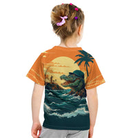 Everglades Alligator Alcatraz Vintage Kid T Shirt - Wonder Print Shop