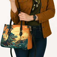 Everglades Alligator Alcatraz Vintage Leather Bag - Wonder Print Shop