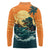 Everglades Alligator Alcatraz Vintage Long Sleeve Polo Shirt - Wonder Print Shop