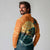 Everglades Alligator Alcatraz Vintage Long Sleeve Polo Shirt - Wonder Print Shop