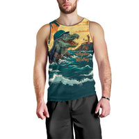 Everglades Alligator Alcatraz Vintage Men Tank Top - Wonder Print Shop