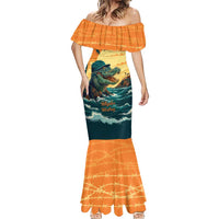 Everglades Alligator Alcatraz Vintage Mermaid Dress - Wonder Print Shop