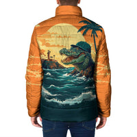 Everglades Alligator Alcatraz Vintage Padded Jacket - Wonder Print Shop
